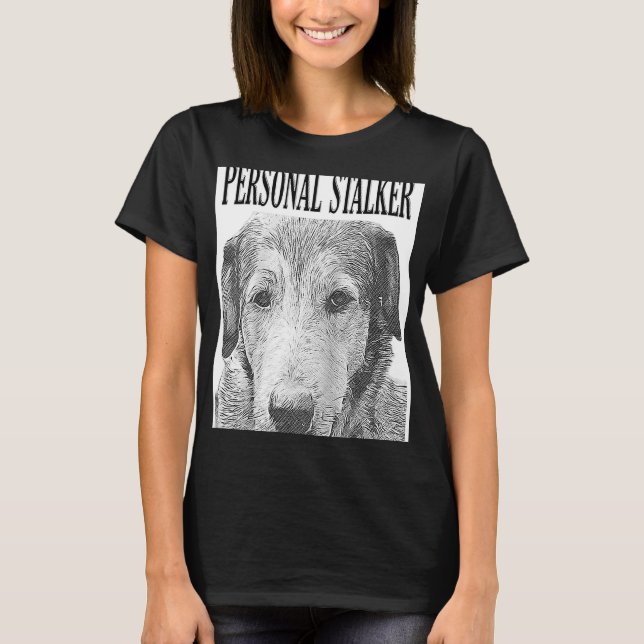 Camiseta Stalker personal Pastor alemán Rottweiler Mi (Anverso)