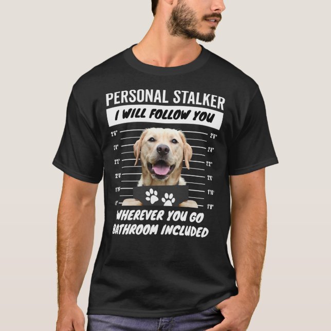 Camiseta Stalker personal - Recuperación de Labrador amaril (Anverso)