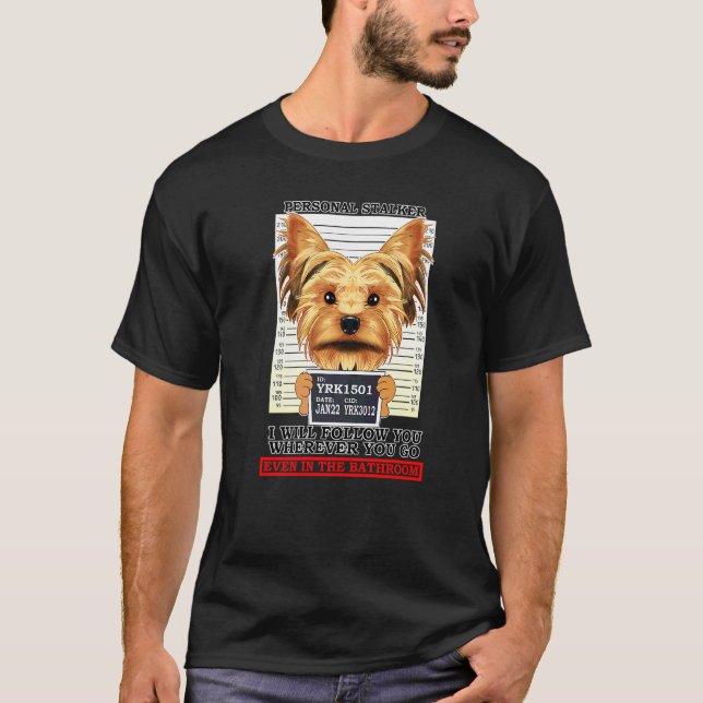 Camiseta Stalker Personal Yorkshire Terrier Yorkie (Anverso)