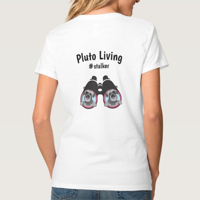 Camiseta Stalker vivo de Plutón (Reverso)