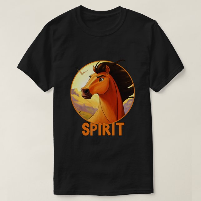 Camiseta Stallion De Espíritu Del Cimarrón (Diseño del anverso)