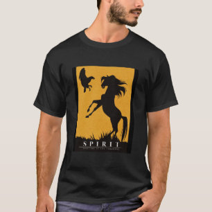 Camiseta Stallion espiritual del gráfico Minimalista del Ci
