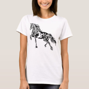 Camiseta Stallion Horse Motif Elegant Mane Animales colorid