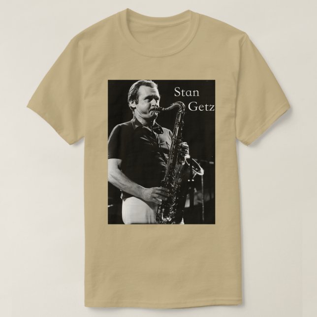Camiseta Stan Getz (Diseño del anverso)