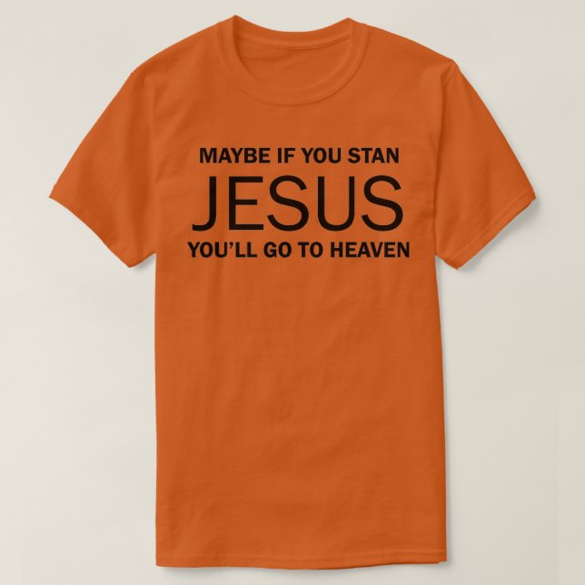 Camiseta Stan Jesus (Diseño del anverso)
