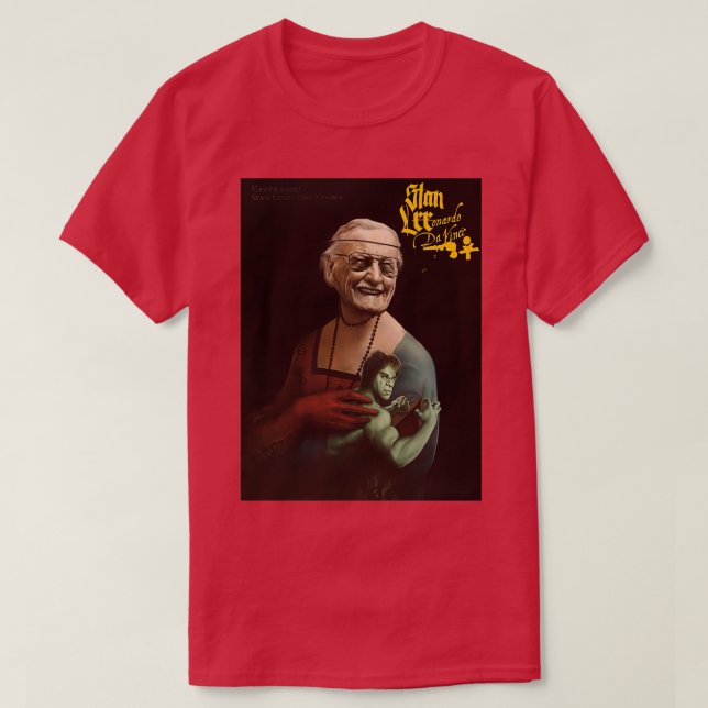 Camiseta Stan Leeonardo Da Vinci (Diseño del anverso)