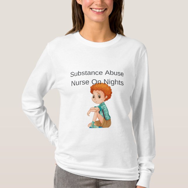 Camiseta stance Abuse Nurse On Nights - Substance Abuse Nur (Anverso)
