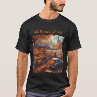 Camiseta Stand de calabazas del mercado de agricultores de