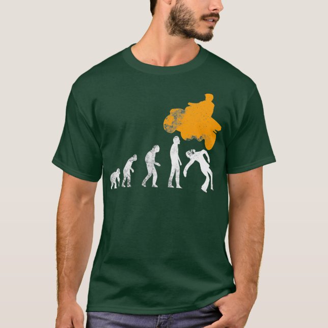 Camiseta Stand Up Evolution Quadricycle Motocross (Anverso)