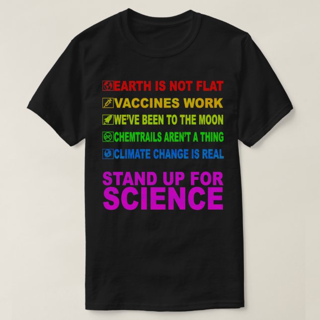 Camiseta Stand Up For Science Classic TShirt (Diseño del anverso)