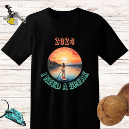 Camiseta Stand Up Paddleboard Surfing in paradise