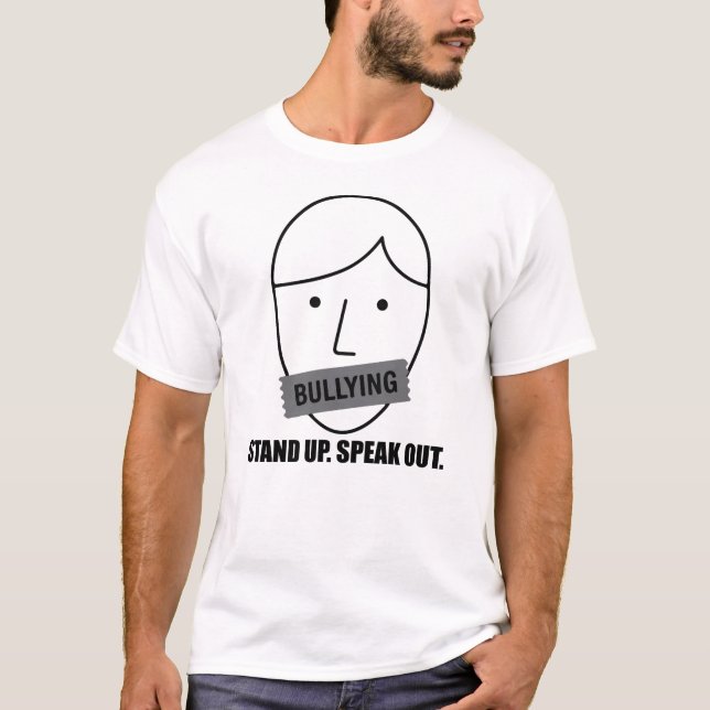 Camiseta Stand Up Speak Out – Anti Bullying Awareness Tee (Anverso)