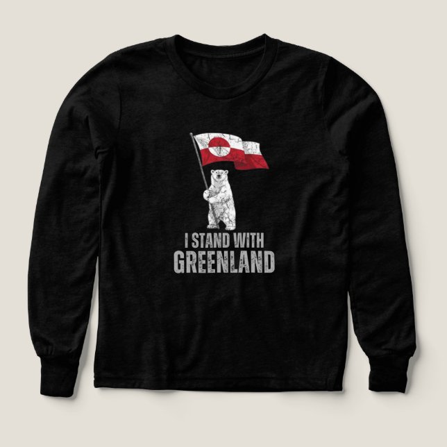 Camiseta Stand With Groenlandia (Diseño frontal)