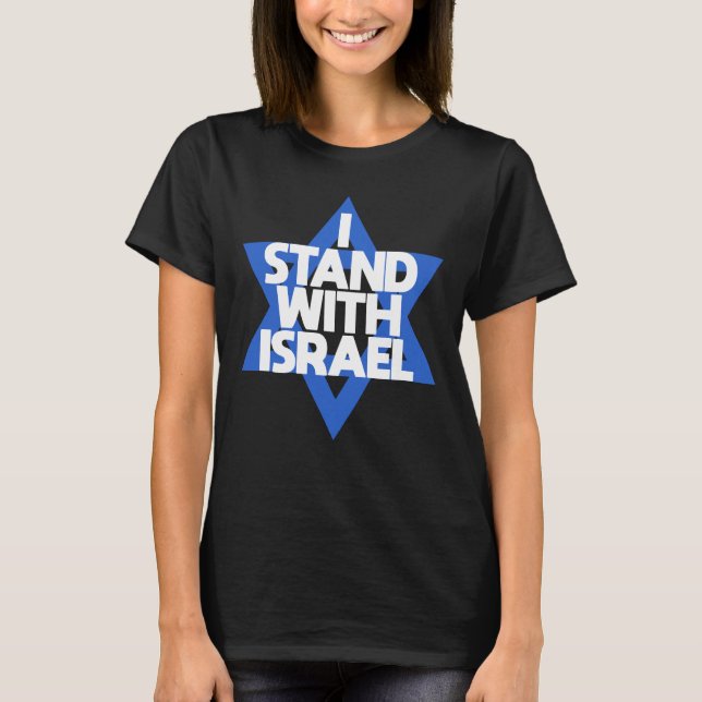 Camiseta Stand With Israel  (Anverso)