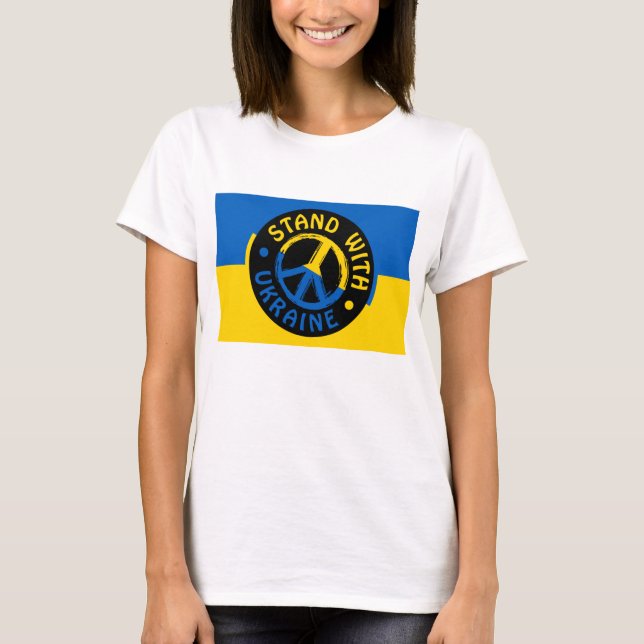 Camiseta Stand with Ukraine tshirt (Anverso)