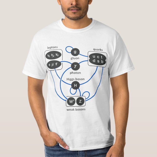 Camiseta Standard Model Particles Higgs Boson Physics Theor (Anverso)