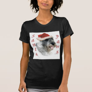 Camiseta Standard Schnauzer Santa Paws