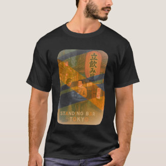 Camiseta Standing Bar Tokyo – Retro Japanese Izakaya Street