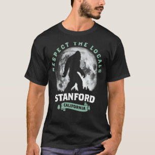 Camiseta Stanford California Bigfoot Night Walk Retro