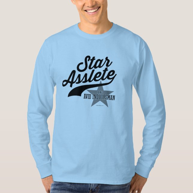 Camiseta Star Asslete (Avid Indoorsman) (Anverso)