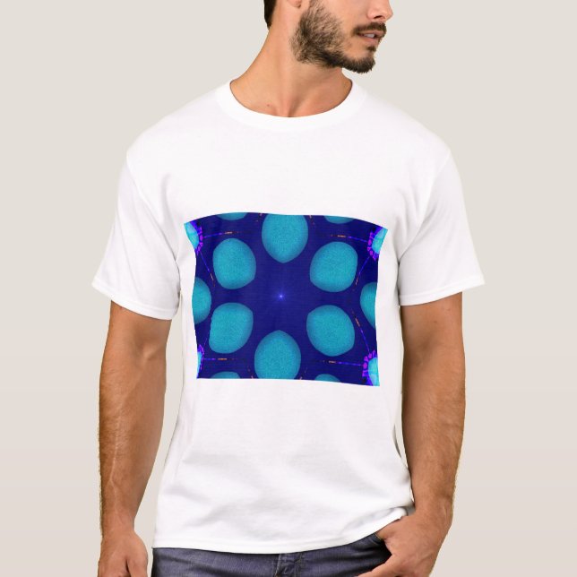 Camiseta STAR_AZUL_DE_Decoración_LUZ (Anverso)