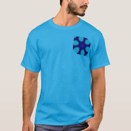 Camiseta STAR_AZUL_DE_Decoración_LUZ