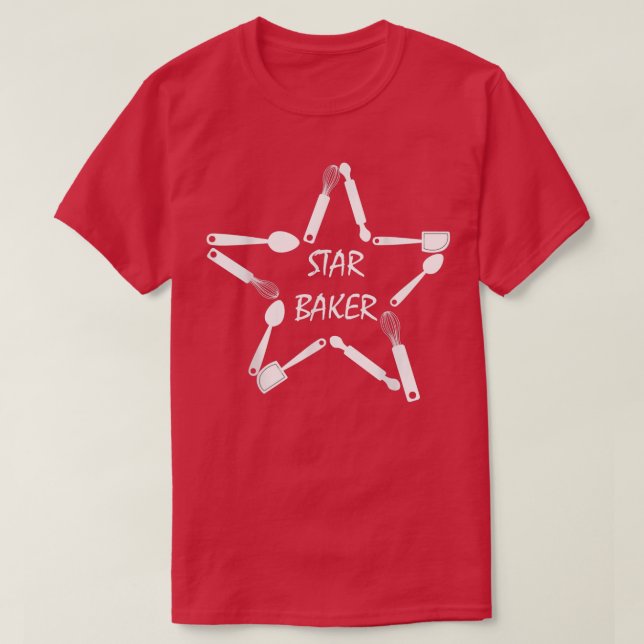 Camiseta Star Baker Funny Baking Life Pastry Chef Confectio (Diseño del anverso)