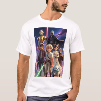 Camiseta Star Battles | Tripulación de Aventura Espacial Ca