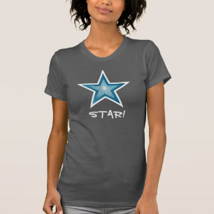 Camiseta "STAR" blanca de Estrella Azul, damas
