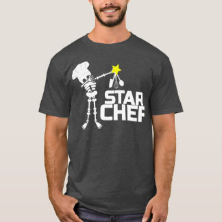 Camiseta Star Chef Cocinero Rincón del esqueleto Stars Kitc