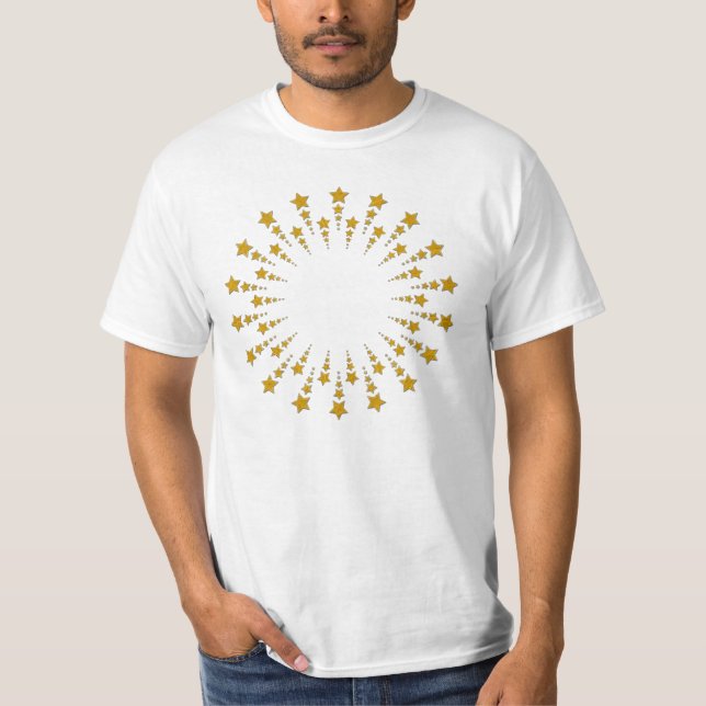 Camiseta Star Circle oro I + tu trasero. e ideas (Anverso)