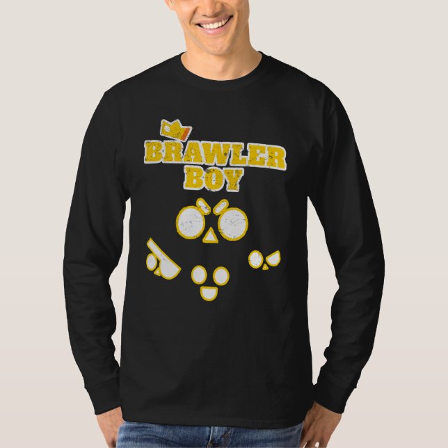 Camiseta Star Gamer Gaming Stars Idea Brawler Boy (Anverso)