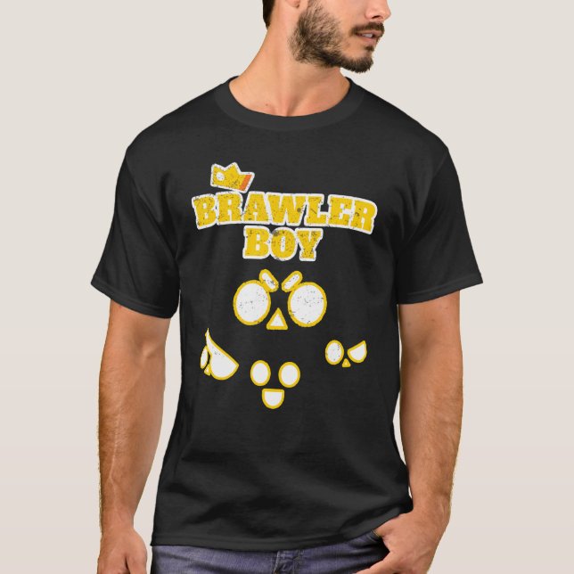Camiseta Star Gamer Gaming Stars Idea Brawler Boy (Anverso)