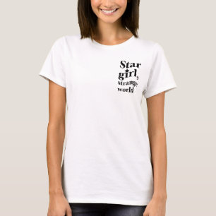 Camiseta Star Girl Strange World — Bold Star Minimalist