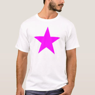 Camiseta Star Magenta Los Regalos Del MUSEO Zazzle