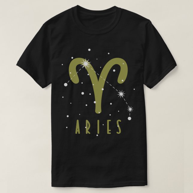 Camiseta Star Sign Aries (Diseño del anverso)
