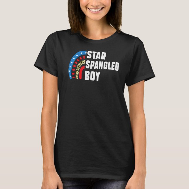 Camiseta Star Spangled Boy 4 De Julio (Anverso)