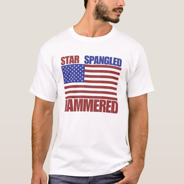 Camiseta Star Spangled Hammered (Anverso)