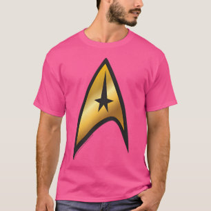 Camiseta Star Trek El Bolsillo De Comandos Gold De La Serie