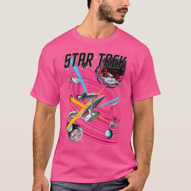 Camiseta Star Trek La Serie Original Batt Espacial Planetar (Anverso)