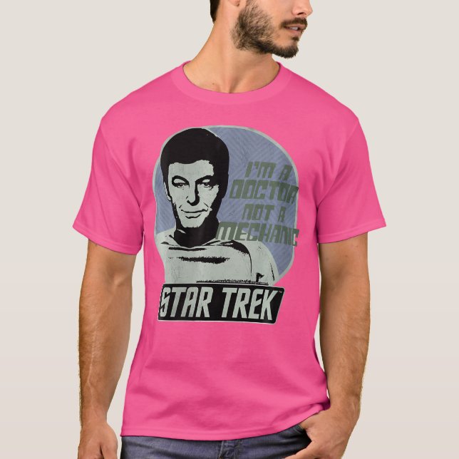 Camiseta Star Trek Serie Original Mccoy Soy Médico (Anverso)