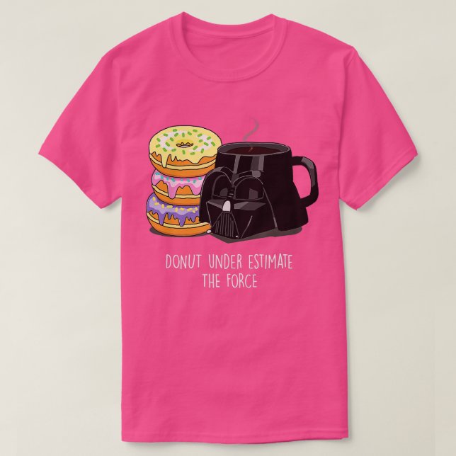 Camiseta Star Wars Darth Vader Café y Donuts (Diseño del anverso)