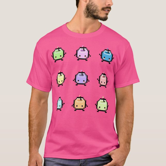 Camiseta Stardew Valley Pastel Junimos (Anverso)
