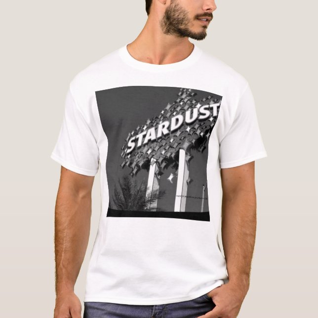Camiseta Stardust negro y blanco (Anverso)