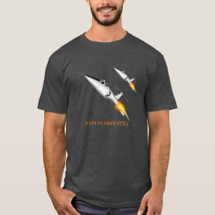 Camiseta Starfighter plateado F104