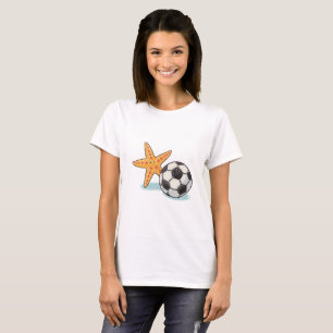 Camiseta Starfish and Soccer Ball