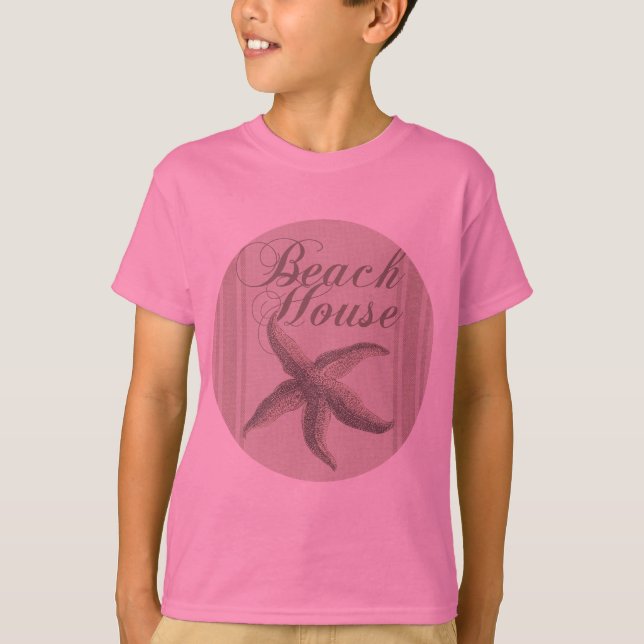 Camiseta Starfish Beach House Seashore Coastre (Anverso)