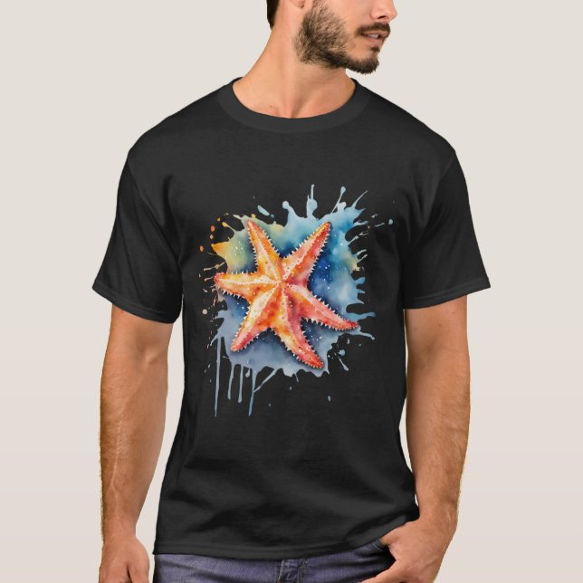 Camiseta Starfish colorido (Anverso)