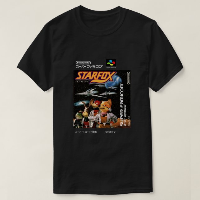 Camiseta Starfox Japanese Cover Classic (Diseño del anverso)