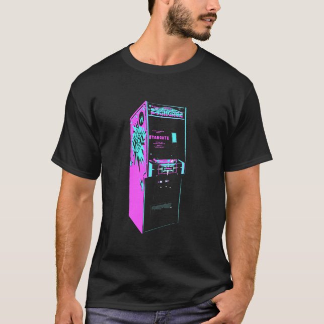 Camiseta Stargate - juego de arcade retro (Anverso)